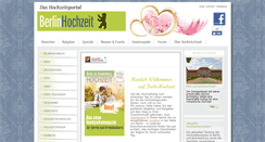 Desktop Screenshot of berlinhochzeit.de